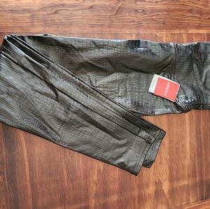 Spanx Faux Leather Croc Leggings
